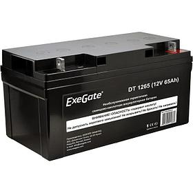Аккумуляторная батарея ExeGate DT 1265 (12V 65Ah, болт М6)