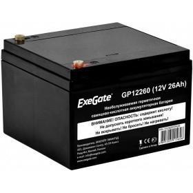 Аккумуляторная батарея ExeGate GP12260 (12V 26Ah, болт М5)