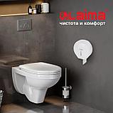 Диспенсер для туалетной бумаги LAIMA система T2, малый, белый, пластик, фото 4