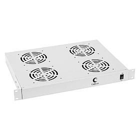Вентиляторный модуль 19" 1U Cabeus JG03 4 вентилятора серый