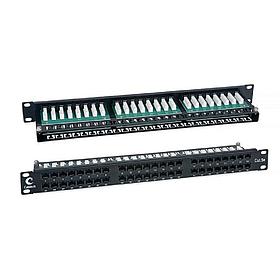 Патч-панель высокой плотности Cabeus 19" PLHD-48-Cat.5e-Dual 1U 48 портов