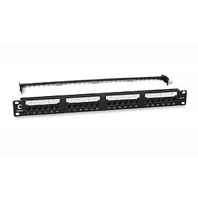 Патч-панель 19" Кат.6 Cabeus PL2-24-Cat.6-Dual 1U 24 порта