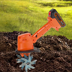 Электрический беспроводной мини культиватор Tiller Cultivator