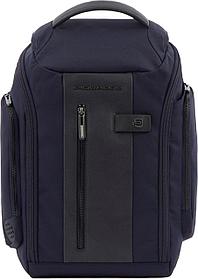 Сумка дорожная Piquadro Brief2 BV6154BR2/BLU синий нейлон/натур.кожа