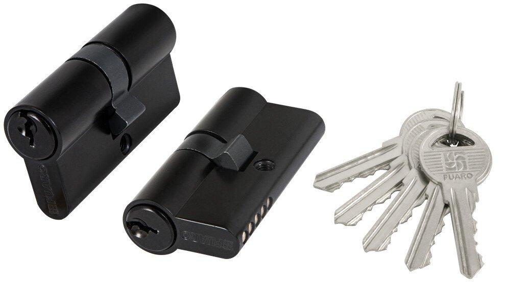 Цилиндр 1000ZAKey60 BL Черный