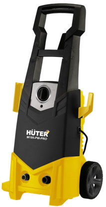 Мойка высокого давления Huter M195-PW-PRO желтый, черный