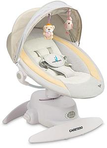 Детские электронные качели-шезлонг Caretero Opti  | Beige