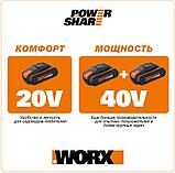 Worx Аккумуляторная пила WG384E.9 (без АКБ), фото 7