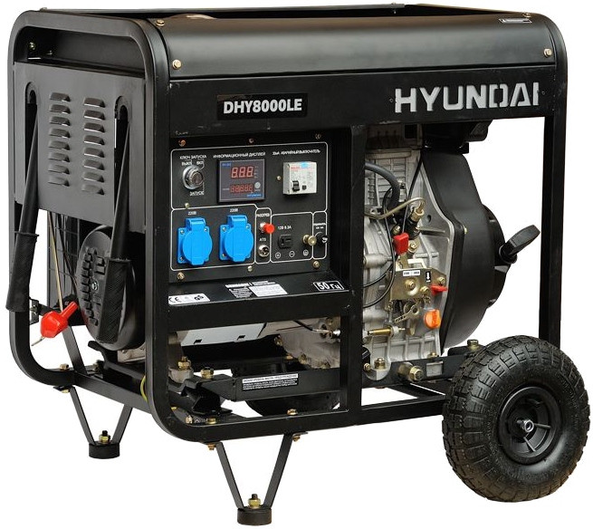 Генератор Hyundai DHY 8000LE