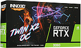 Видеокарта Inno3D GeForce RTX 3060 Twin X2 OC 12GB GDDR6 N30602-12D6X-11902120H, фото 7