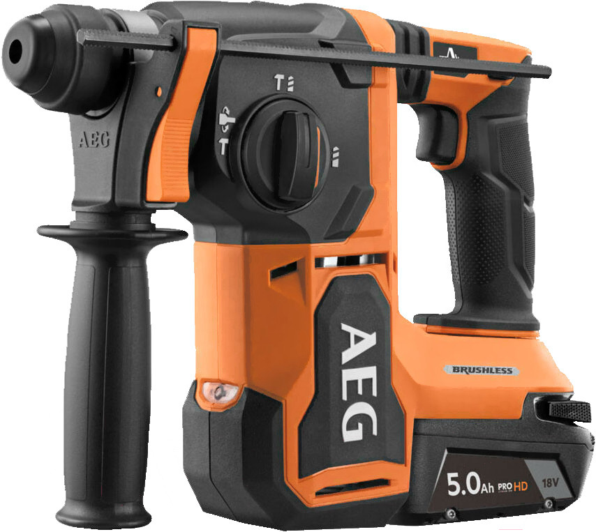 Перфоратор AEG Powertools BBH18BL2-502C 4935492343 (с 2-мя АКБ, кейс)