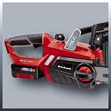 Einhell Аккумуляторная пила GE-LC 18 Li Kit (с АКБ) красный, фото 6