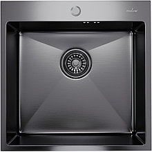 Кухонная мойка Mixline 547230 (черный графит, 3 мм)