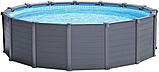 Бассейн Intex Graphite Gray Panel 26384 (478х124) серый, фото 2