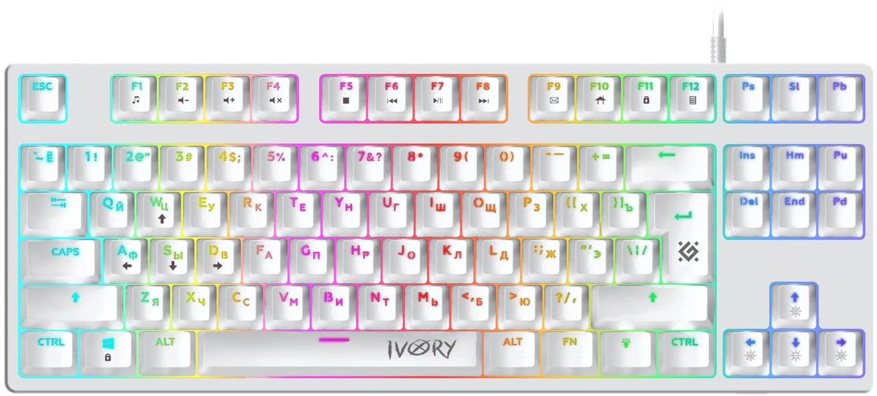 Клавиатура Defender Ivory GK-579