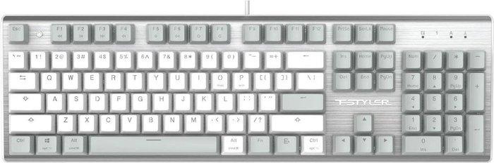 Клавиатура A4Tech Fstyler FS100 Neon (серебристый/серый)