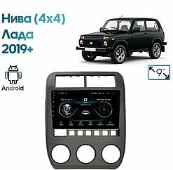 Штатная магнитола 9″ TS18 4/64Gb для Lada Niva 2019-