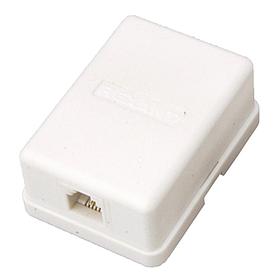 PROconnect (03-0001-4) Розетка телефонная внешняя, 1 порт UTP, RJ-11 (6P2C), CAT 3 50 шт