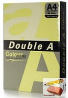 Бумага цветная Double A Cheese, А4, 80 г/м, светло-желтая, 100 листов