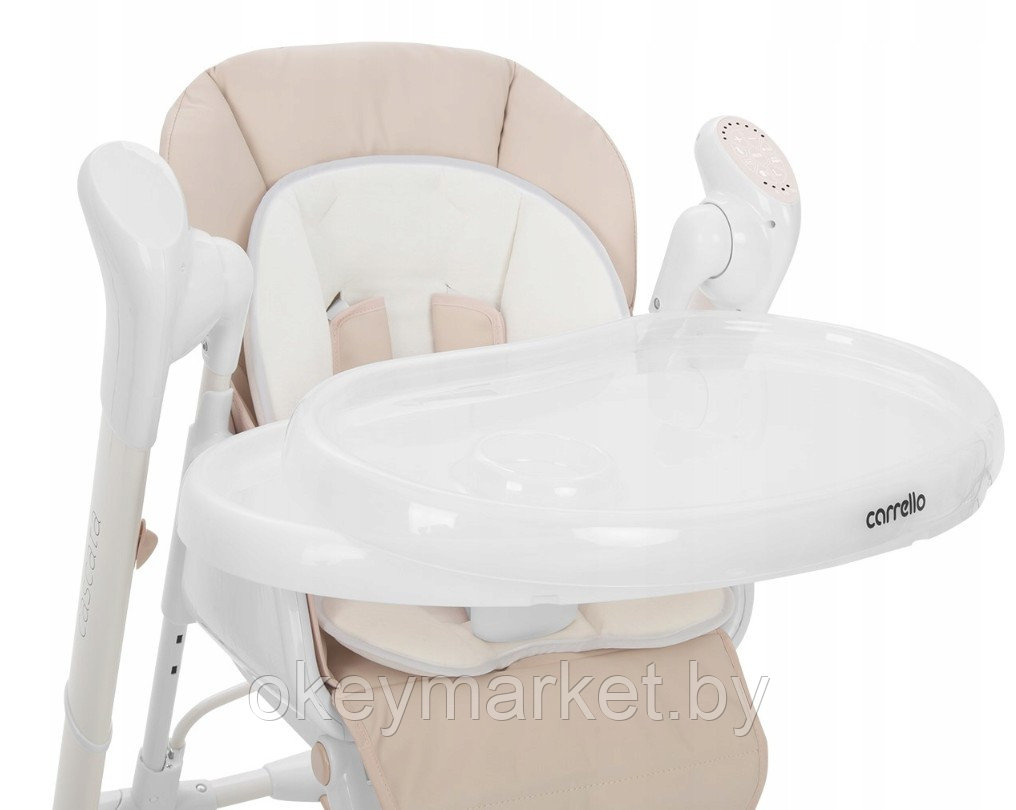 Стульчик для кормления Carrello Cascata | Cream Beige - фото 4 - id-p237727022