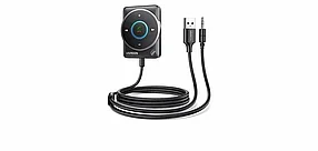 Автомобильный Bluetooth приемник UGREEN CM723 (35002) Car Bluetooth 5.3 Receiver Audio Adapter. Цвет: черный