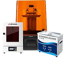 Комплект 3D принтер Phrozen Sonic Mini 8K + Ультразвуковая ванна Granbo GS0102, 3.2 л + УФ-камера Cure V2