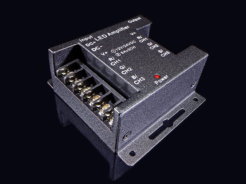 Усилитель RGB 24A (12/24V, 288/576W)