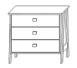 Комод "Скандинавия" (Антрацит/Дуб Наварра) КМК 0905.13, фото 2