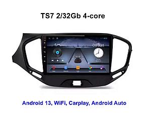 Штатная магнитола 9″ TS7 2/32GB для Lada Vesta 2015-2022