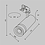 Трековый светильник трехфазный 20W 220V Maytoni Focus Zoom TR198-3-20W4K-Z-B, фото 9