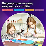 Бумага цветная BRAUBERG, А4, 80 г/м2, 500 лиcтов, интенсив, красная для офисной техники, фото 4