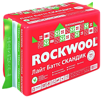 Утеплитель базальтовый ROCKWOOL ЛАЙТ БАТТС СКАНДИК 35 кг/м3 800х600х50мм 0.288м3/5.76м2 Каменная вата