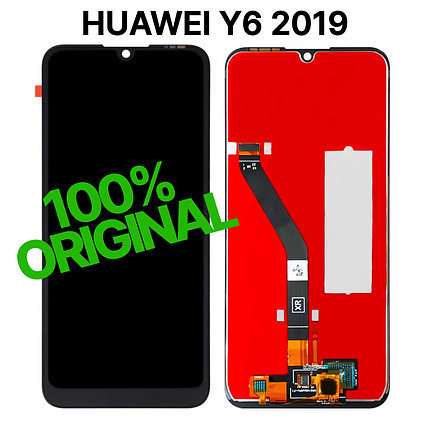 Экран для Huawei Y6 2019 original 100% (MRD-LX1F) с тачскрином, черный, фото 2
