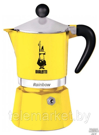 Кофеварка Bialetti Rainbow (6 порций, желтый)