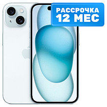 Мобильный телефон Apple iPhone 15 256GB (голубой)