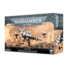 Warhammer: Империя Тау Боескафандр XV88 Залп / Tau Empire XV88 Broadside Battlesuit (арт. 56-15)