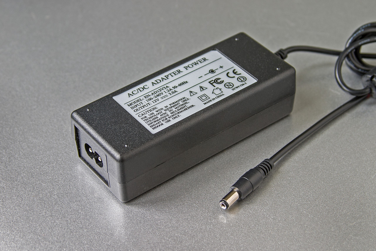 Сетевой блок питания 36W 12V IP20 3A 5,5mm