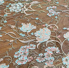 Сетка вышитая