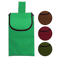 Сумка к тележке (высота 48см  ширина 28см глубина 18см) цвет ассорти