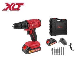 Аккум. дрель-шуруповерт WORTEX LX BD 1820 Li в чем. ALL1 XLT, 18 В, 30 Н*м, 2х2 А*ч, БЗП 10 мм