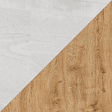 Шкаф для одежды «Скандинавия угловой» (Бетон пайн светлый / Дуб Наварра) КМК 0905.12, фото 4