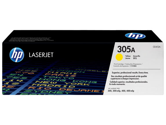 Картридж 305A/ CE412A (для HP Color LaserJet Pro M351/ M357/ M375/ M451/ M475) жёлтый