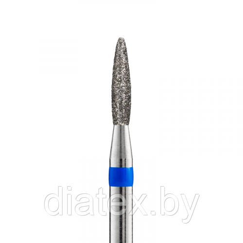 Кристалл, Алмазная фреза (пламя острое, каплевидное), D1,8, L080, средняя, 866.104.242.080.018