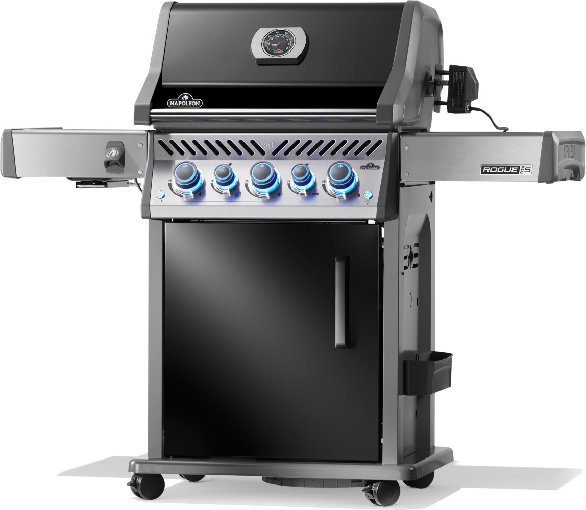 Газовый гриль Napoleon Rogue PRO-S 425 черный (вертел в комплекте)