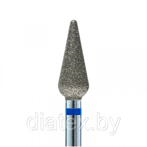 Кристалл, Алмазная фреза (капля закругл.), D5,0, L120, средняя, 866.104.266.120.050