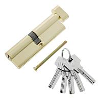 Цилиндровый механизм В 80 (40x40) ключ/верт. (хром) DWF