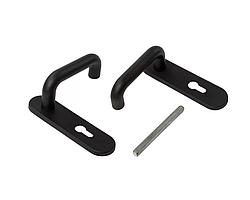 Ручки на планке 72-46/172мм (Черная) Elementis