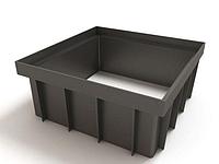 Надстройка к дождеприемнику 300х300 (черный), РБ (ecoteck)