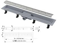 Трап для душа Simple APZ10-850M, Alcaplast водоотводящий желоб