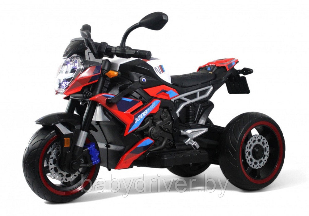 Детский электротрицикл RiverToys K808AM (красный)